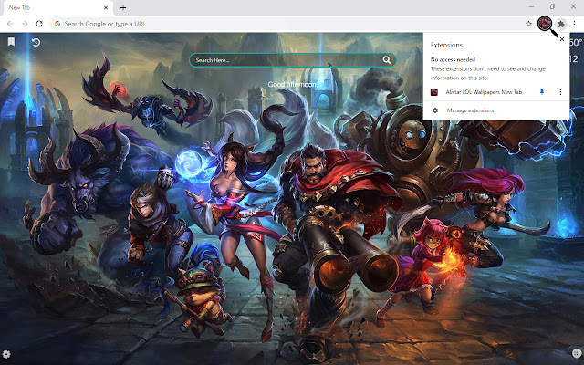 Alistar LOL Best Wallpapers New Tab