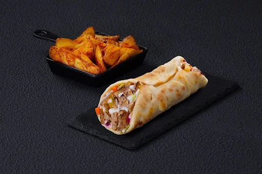 Non-Veg Shawarma And Side Meal