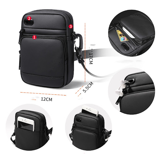Title 5, Jitian Mini Messenger Bag Tide Brand Portable S...