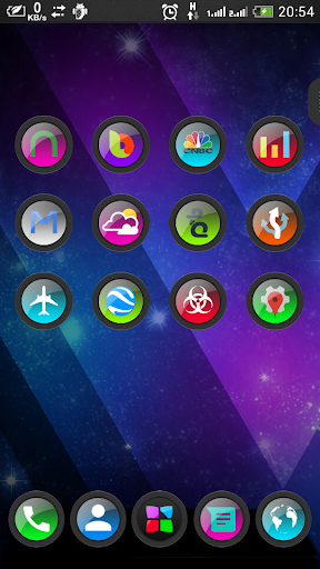 Next Launcher Theme Gloria 3D