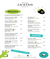 Zaatar menu 1