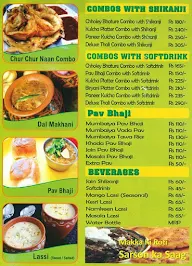 Amritsari Express menu 1