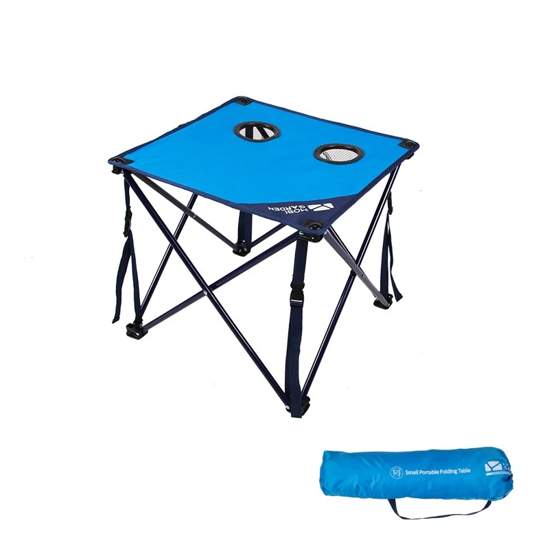 Nueva mesa plegable de tela pequeña para exteriores ideal para camping senderismo picnic ligera y portátil