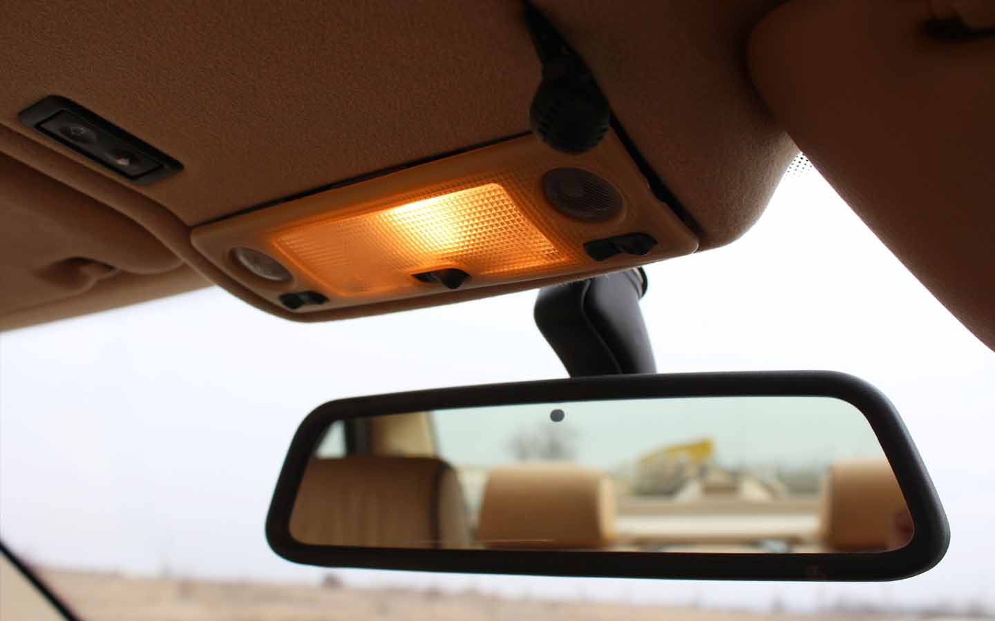 car rare view mirror