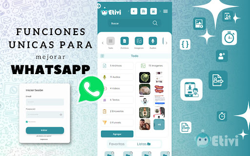 Etivi - Nuevas funciones para WhatsApp™ WEB