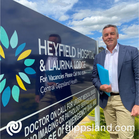 Federal Member for Gippsland Darren Chester, pictured at Laurina Lodge in Heyfield, said two facilities in Wellington would be able to improve care capacity and capabilities