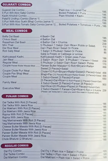 Padmaja Kitchen menu 