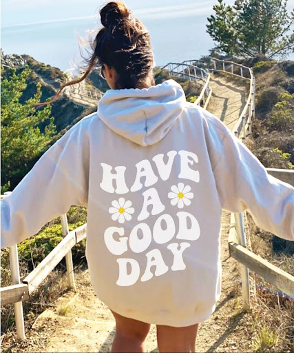 Title 5, Spring And Autumn Mens Womens Hoodie Flower P...