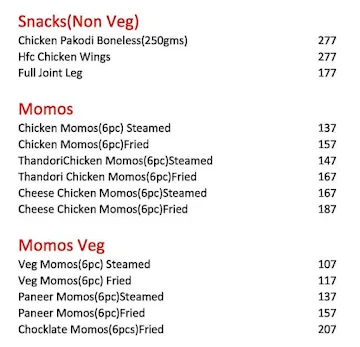 El's Lagrace- The Food Court menu 