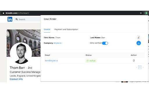 Leadgo.io Email Finder