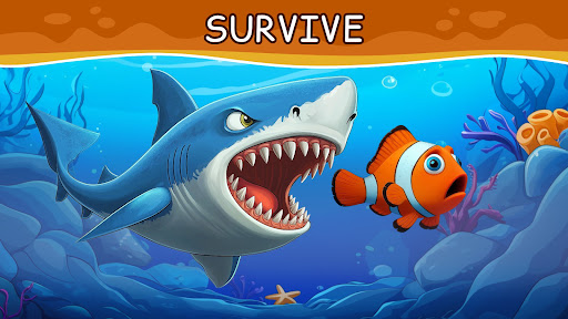 Screenshot Hungry Ocean: Fish Feed & Grow
