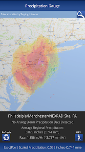 NEXRAD Precipitation Gauge screenshot for Android