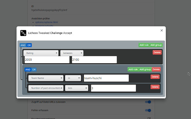 Lichess Tweaked Challenge Accept chrome extension