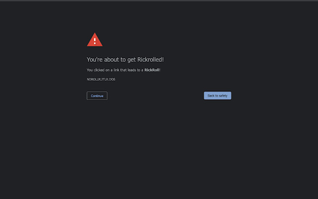 NoRollr - Rick Roll Blocker
