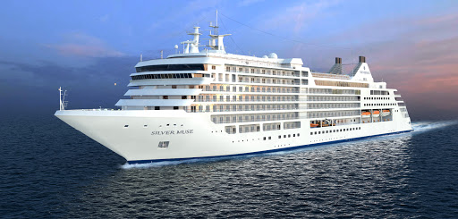 Silver Muse, the high-end ship from Silversea, offers sailings to Alaska during the summer months.