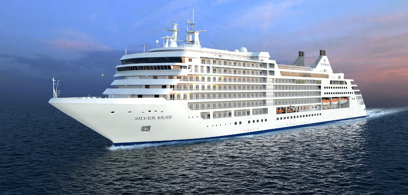 Silver Muse, the high-end ship from Silversea, offers sailings to Alaska during the summer months.