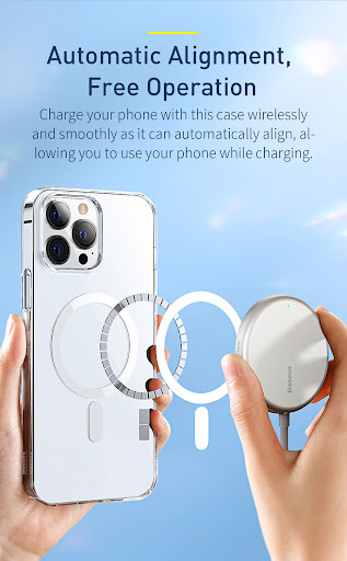Title 3, Crystal Transparent Magnetic Protective Case. C...
