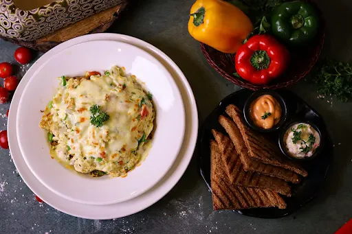 Baked Masala Omelette [3eggs ]