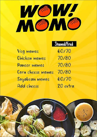 Wow Momo's menu 1