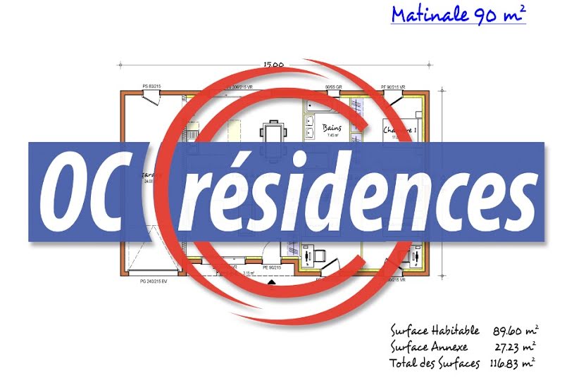  Vente Terrain + Maison - Terrain : 1 500m² - Maison : 91m² à Saint-Genest-de-Contest (81440) 