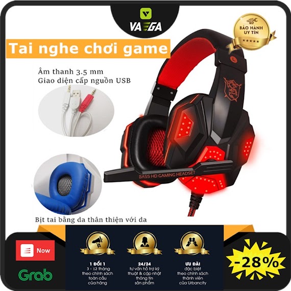 Tai Nghe Game Thủ Plextone Pc780 - Đèn Led