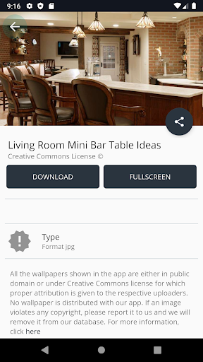 Living Room Mini Bar Table