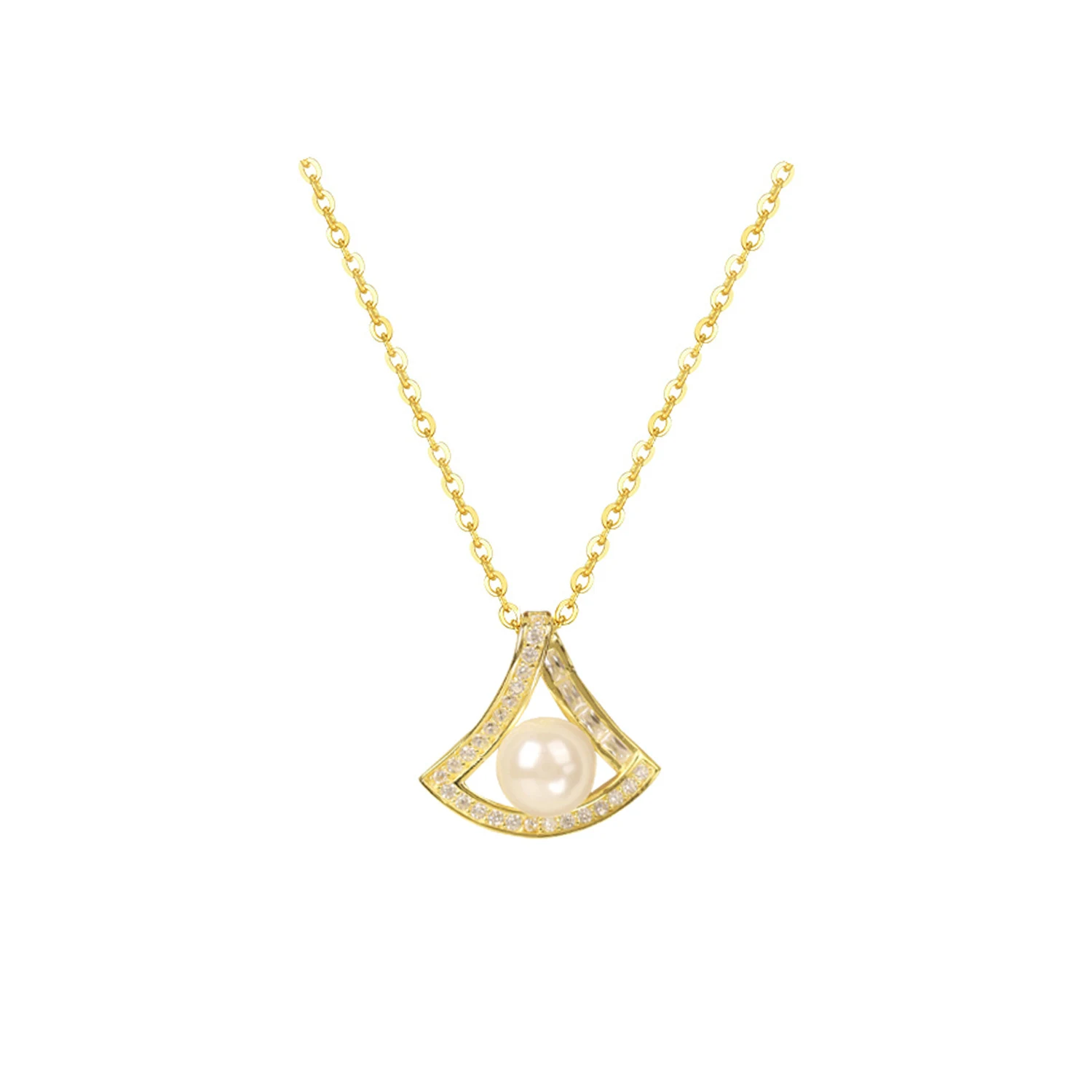 Title 4, Vrouwelijke S925 zilveren ketting met een hange...
