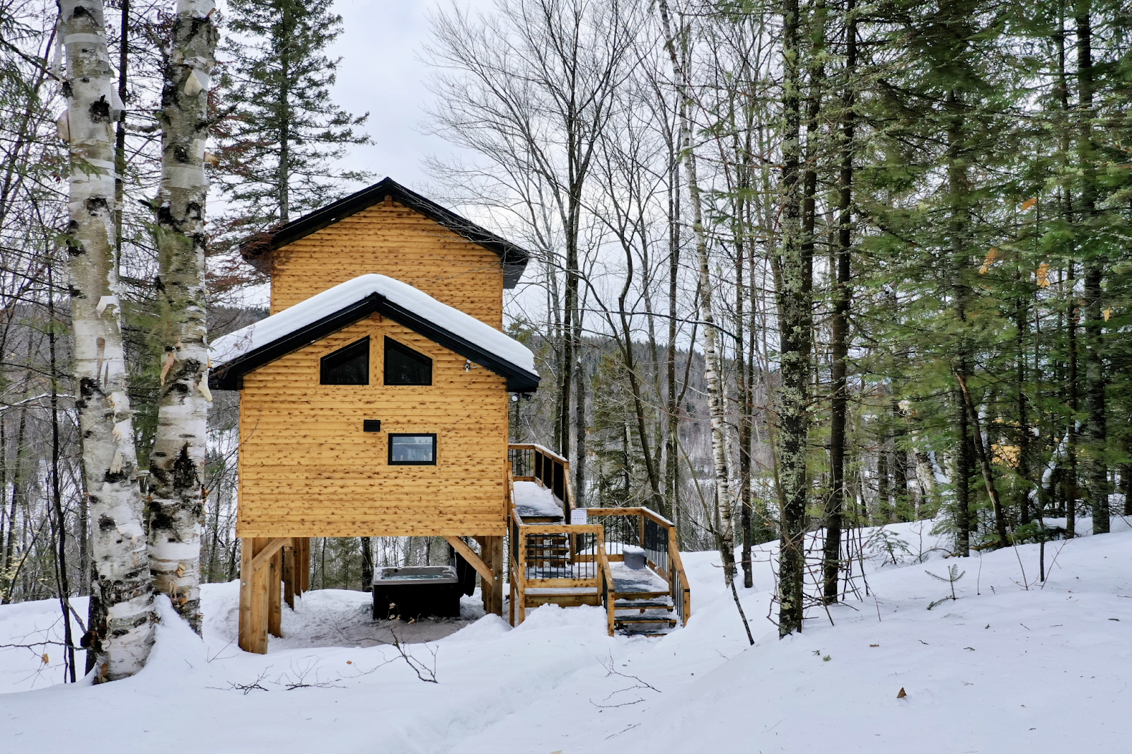 cottages for rent with spa in Lanaudiere #9