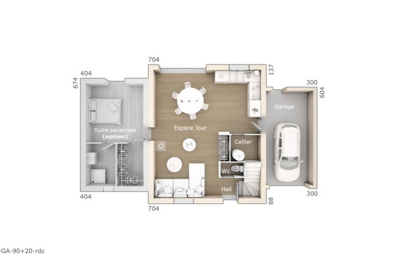  Vente Terrain + Maison - Terrain : 225m² - Maison : 90m² à Beaucaire (30300) 