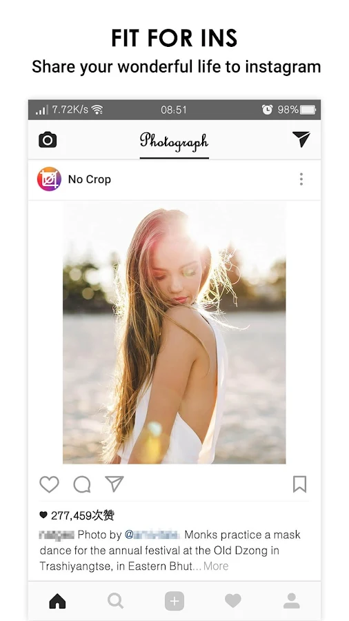    No Crop & Square for Instagram- screenshot  