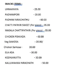 Mallu's Kitchen menu 5