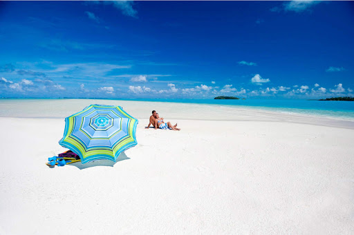 Enjoy the uncrowded beaches of the Cook Islands.