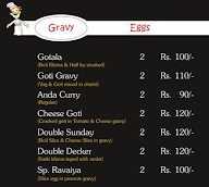 Crazy Eggs menu 1