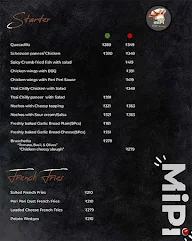 Mipi Lounge menu 3