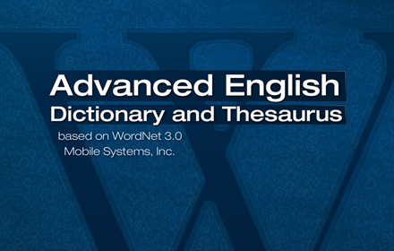 Advanced English Dictionary and Thesaurus small promo image