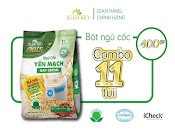 Combo 11 Túi Ngũ Cốc Yến Mạch 400G (Tặng Kèm 11 Túi Yến Mạch Nguyên Chất 180Gr Hoặc 11 Túi Yến Mạch Hữu Cơ 150Gr)