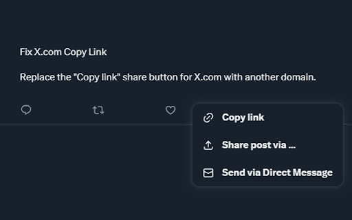 Fix X.com Copy Link
