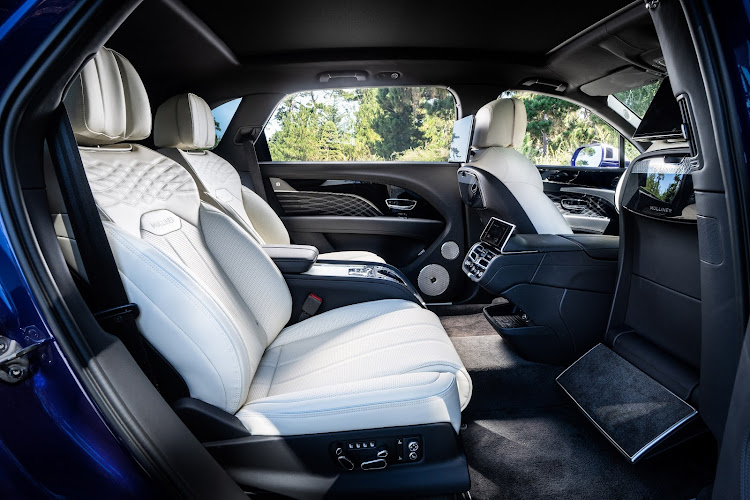The Bentayga EWB's extra legroom has created a flagship of out the SUV, while Mulliner lays on more bespoke touches. Picture: SUPPLIED