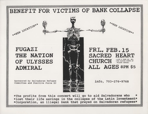 Benefit Concert for Victims of Illegal Bank Flyer