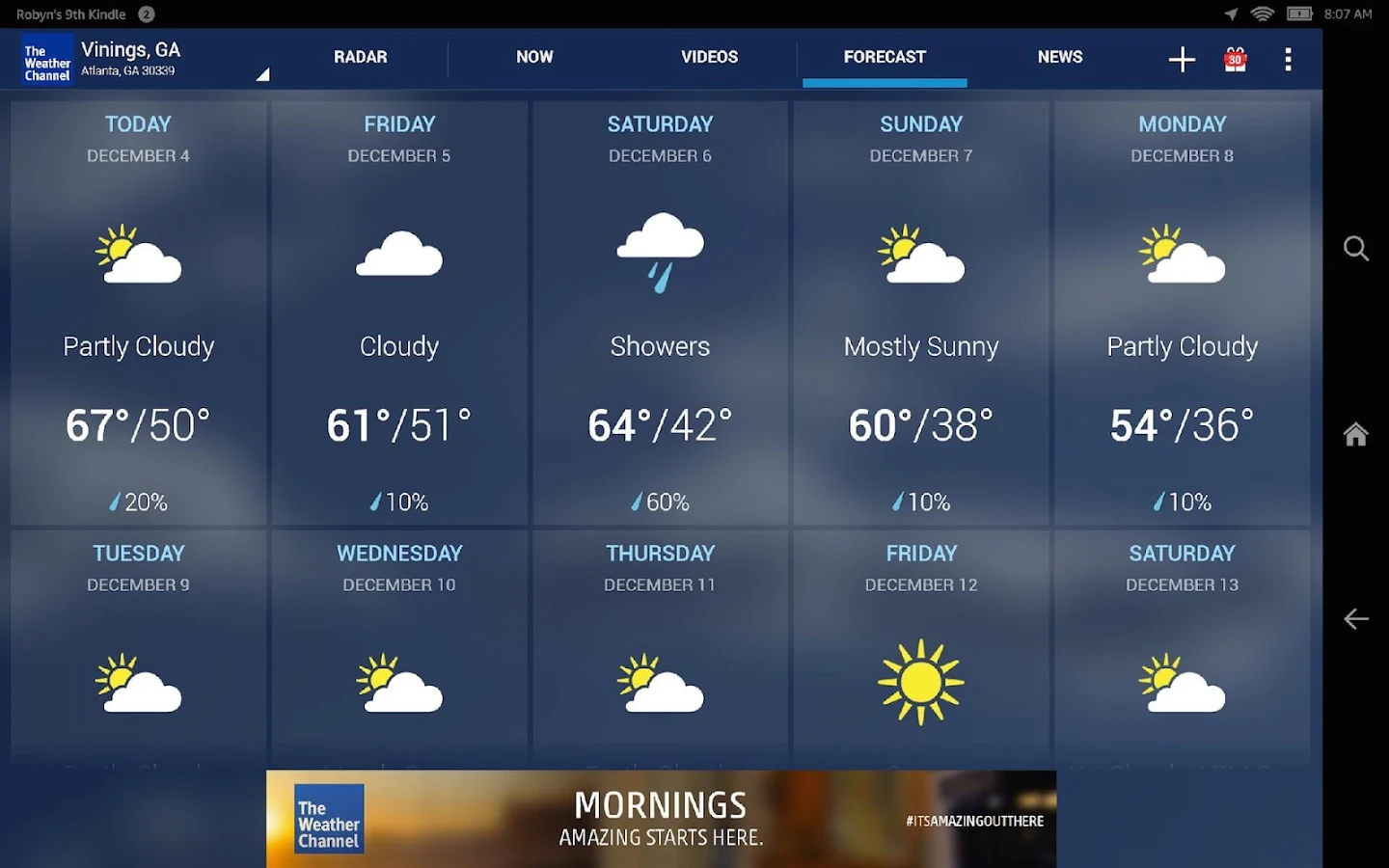    The Weather Channel- screenshot  