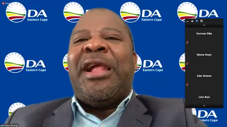 DA provincial leader Nqaba Bhanga