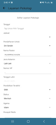 Screenshot ESS Kementerian Luar Negeri