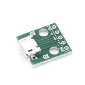 Bảng Mạch Chủ Pcb Loại B Usb - 01 Có Công Tắc Chuyển Đổi Từ Cổng Micro Usb Sang Cổng Dip 5Pin