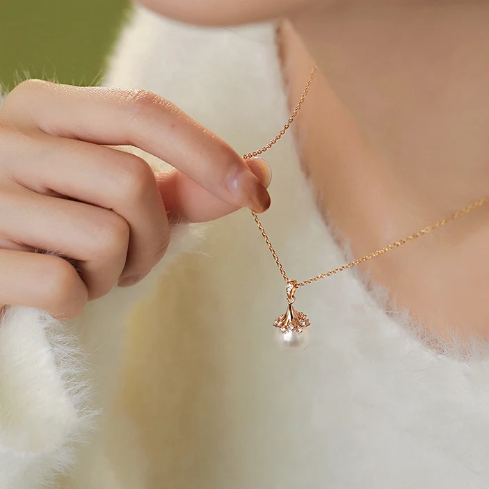 Collier de perles S925 Aura Bright