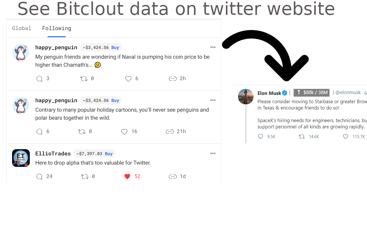 BitCloutWOW - bitclout on twitter Preview image 1