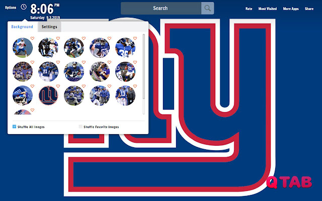 NY GIANTS New Tab NY GIANTS Wallpapers