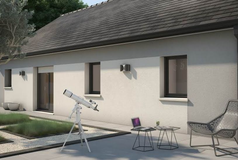  Vente Terrain + Maison - Terrain : 1 000m² - Maison : 76m² à Fresne-le-Plan (76520) 