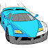Cars Paint by Number - Glitter + Crayon Color Book2.6