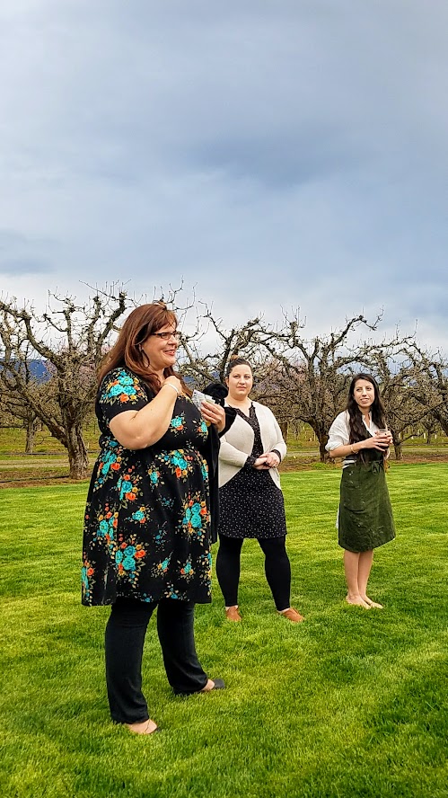 Our Secret Supper Leap Dinner, welcome to the dinner with Mt View Orchards owner Trina