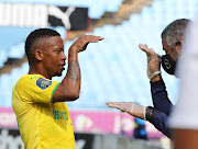 Thabiso Kutumela of Mamelodi Sundowns will be looking to add to his tally during the Nedbank Cup final at the Royal Bafokeng Stadium.